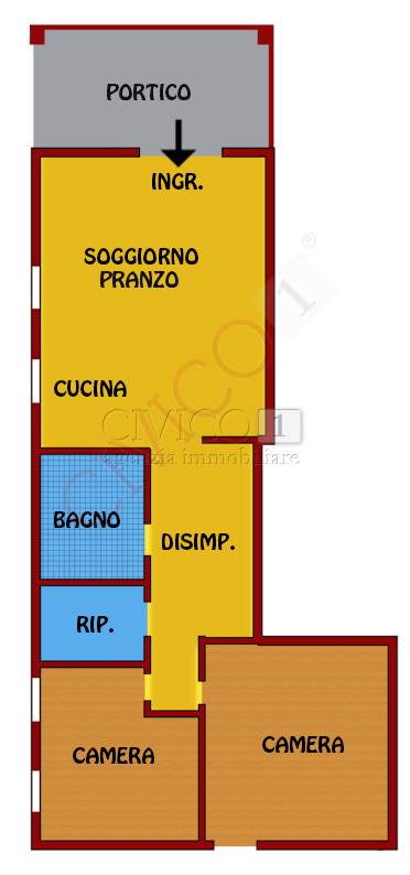 appartamento in vendita a Quinto Vicentino in zona Villaggio Monte Grappa