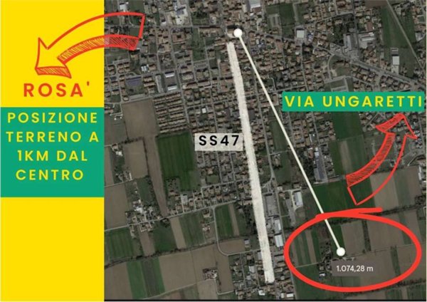 terreno agricolo in vendita a Rosà