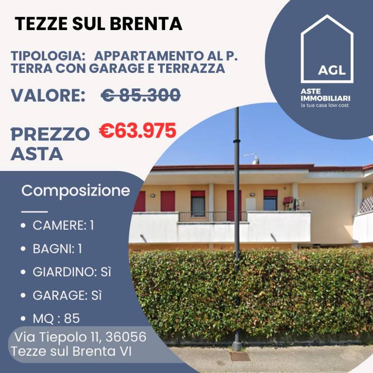 appartamento in vendita a Tezze sul Brenta