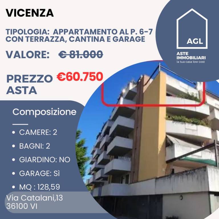 appartamento in vendita a Vicenza