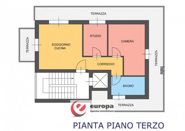 appartamento in vendita a Vicenza in zona Monte Berico