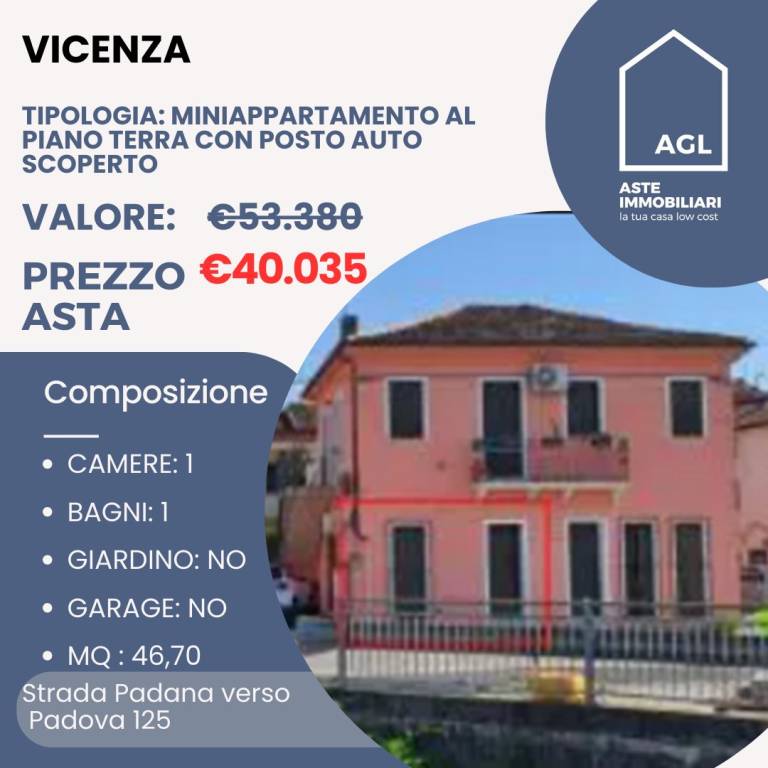appartamento in vendita a Vicenza in zona Bertesinella