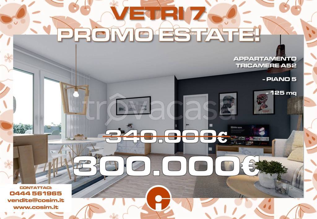 appartamento in vendita a Vicenza in zona San Felice