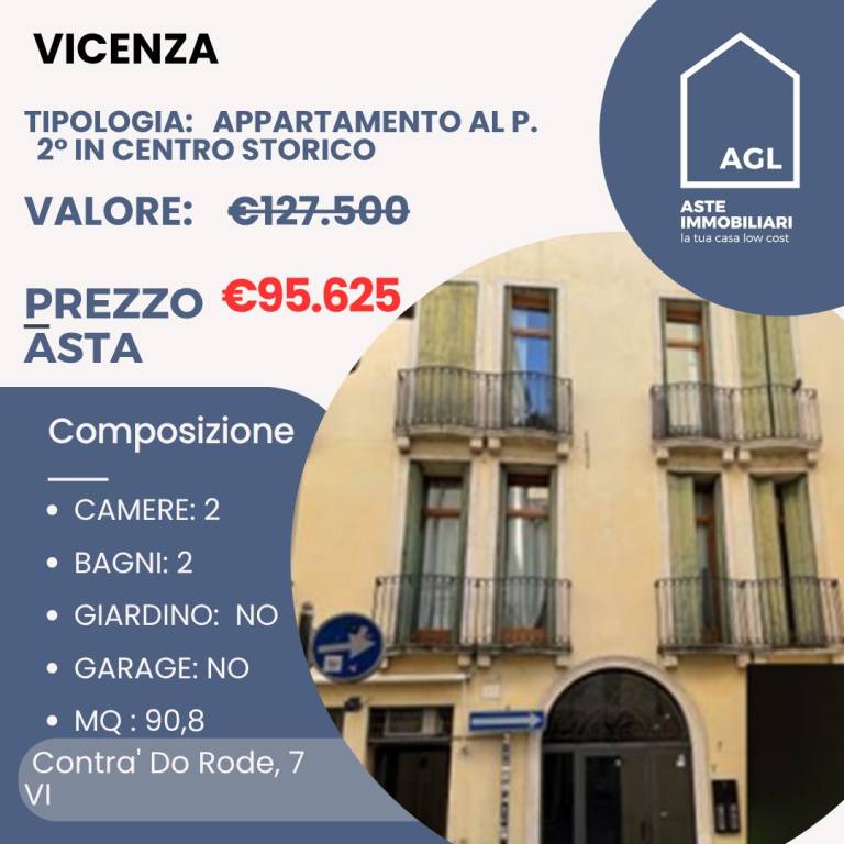 appartamento in vendita a Vicenza in zona Centro Storico