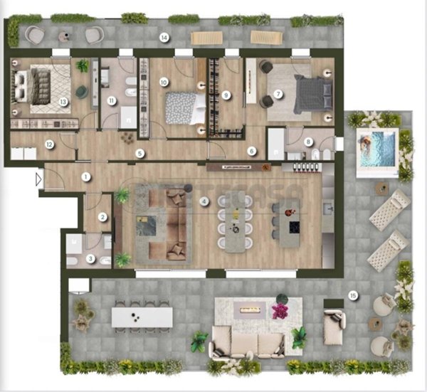 appartamento in vendita a Vicenza in zona San Bortolo/San Paolo