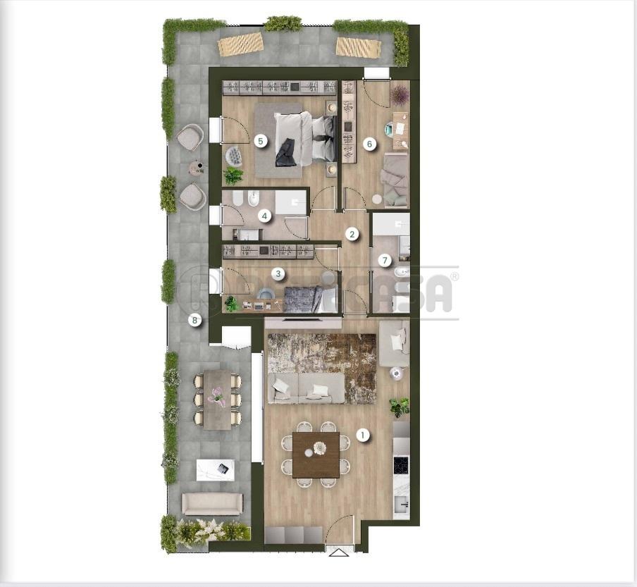 appartamento in vendita a Vicenza in zona Centro Storico