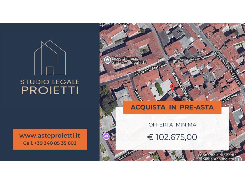 appartamento in vendita a Vicenza in zona Centro Storico