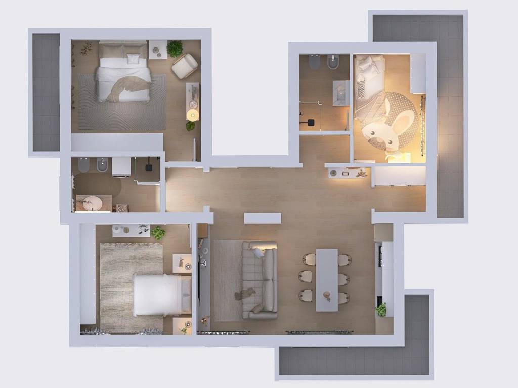 appartamento in vendita a Vicenza in zona Bertesinella