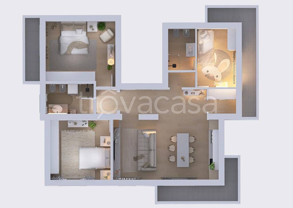 appartamento in vendita a Vicenza in zona Pio X