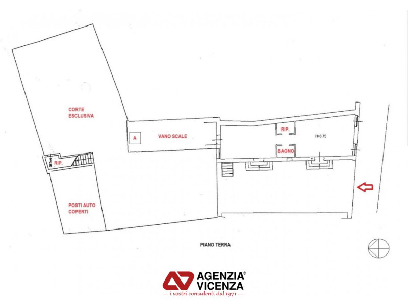 casa indipendente in vendita a Vicenza in zona Centro Storico