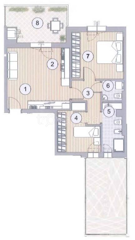 appartamento in vendita a Vicenza in zona Cattane