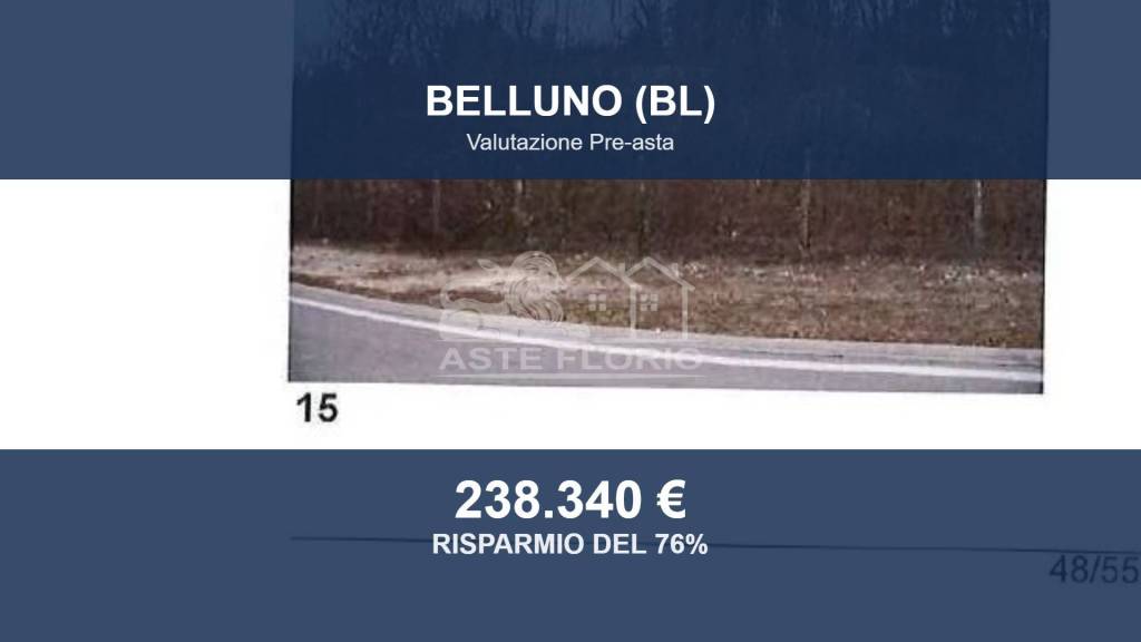 terreno edificabile in vendita a Belluno in zona Miér