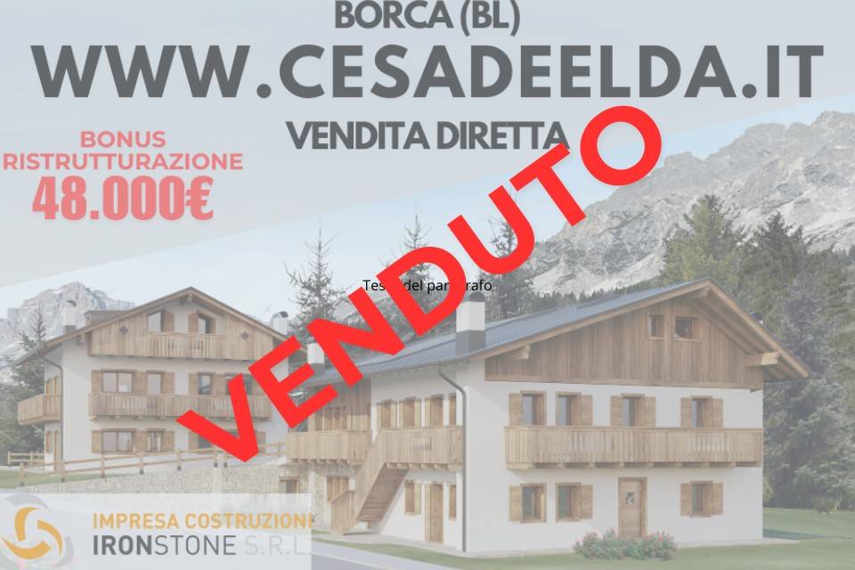 appartamento in vendita a Borca di Cadore