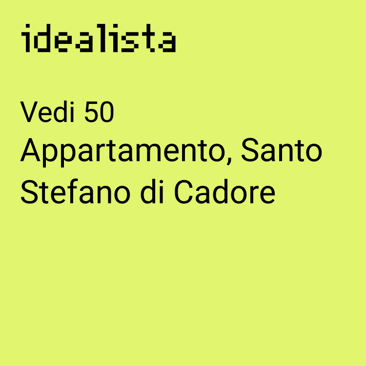 appartamento in vendita a Santo Stefano di Cadore