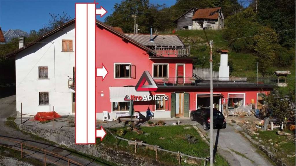 casa indipendente in vendita ad Alpago in zona Villa