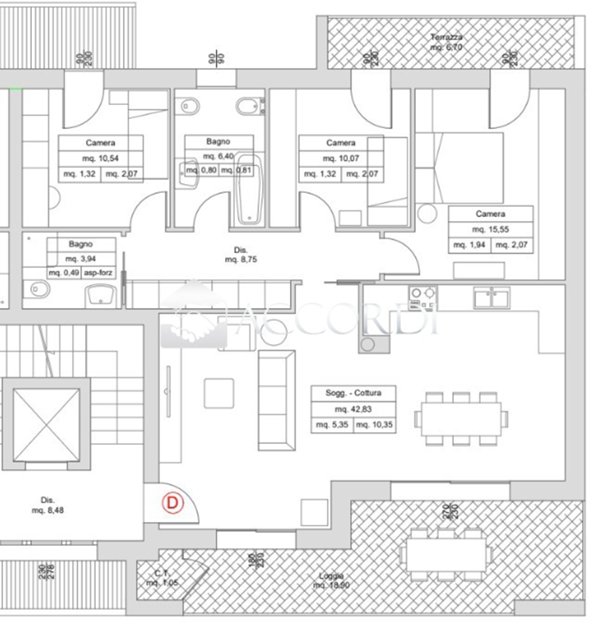 appartamento in vendita a Cappella Maggiore