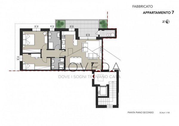 appartamento in vendita a Casier in zona Dosson
