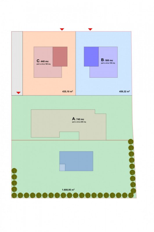 terreno in vendita a Castelfranco Veneto in zona Salvarosa