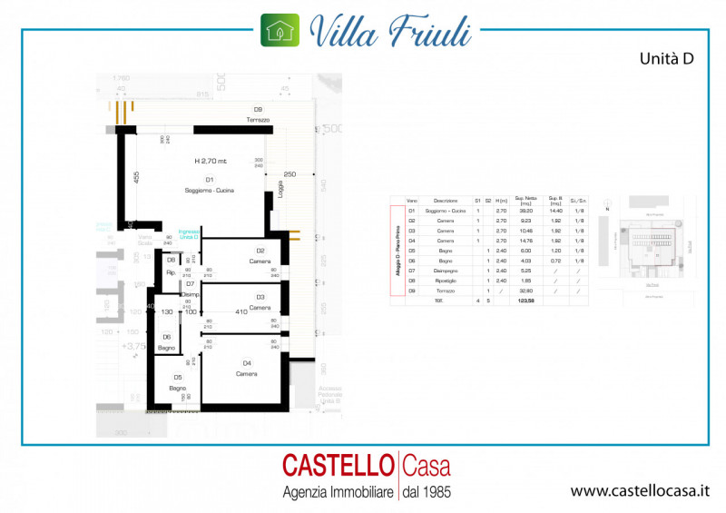 appartamento in vendita a Castelfranco Veneto