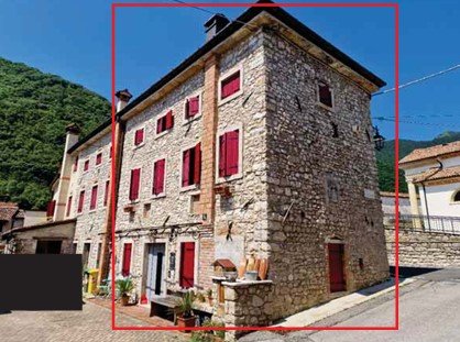 casa semindipendente in vendita a Cison di Valmarino in zona Tovena