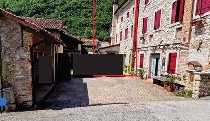 casa semindipendente in vendita a Cison di Valmarino in zona Tovena