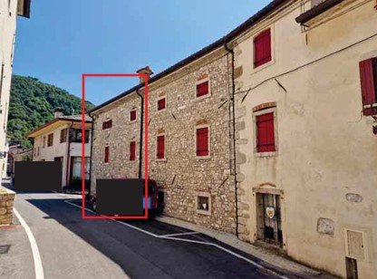 casa semindipendente in vendita a Cison di Valmarino in zona Tovena