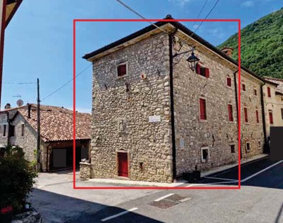 villetta a schiera in vendita a Cison di Valmarino in zona Tovena