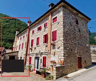 villetta a schiera in vendita a Cison di Valmarino in zona Tovena