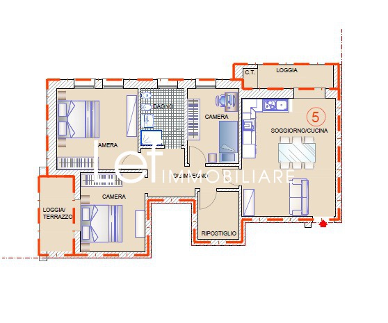 appartamento in vendita a Cordignano in zona Pinidello