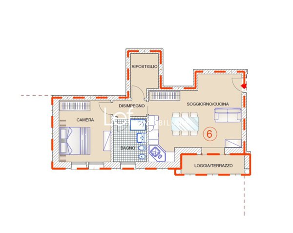 appartamento in vendita a Cordignano in zona Pinidello