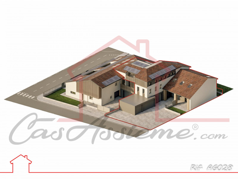 appartamento in vendita a Loria in zona Castione