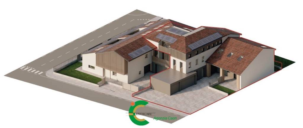 appartamento in vendita a Loria in zona Castione