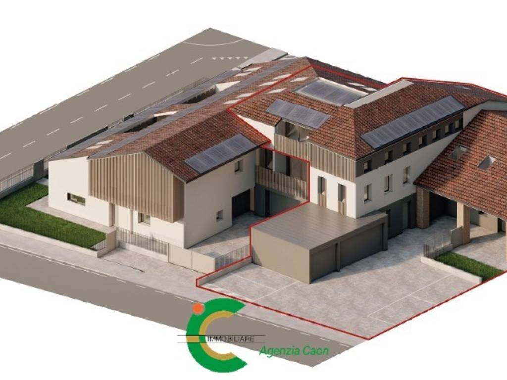 appartamento in vendita a Loria in zona Castione