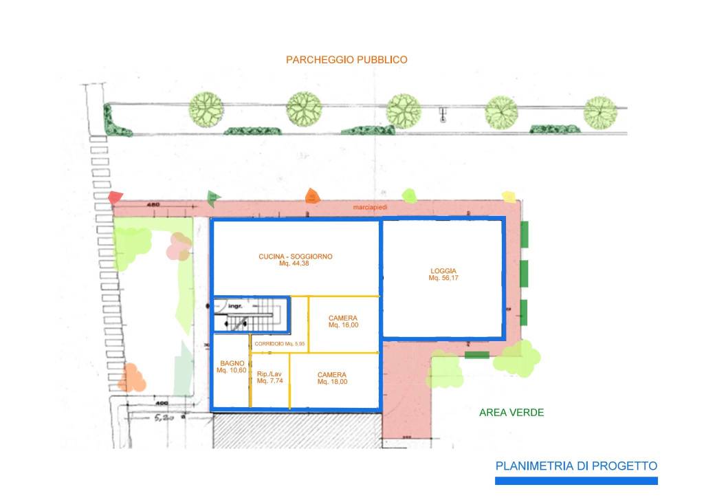 appartamento in vendita a Loria