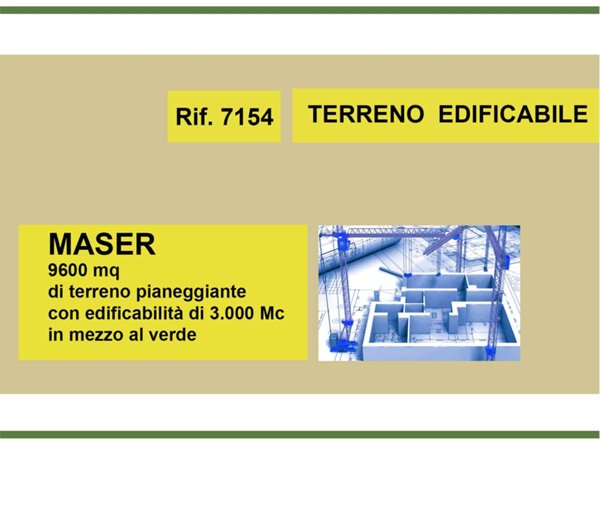 terreno edificabile in vendita a Maser