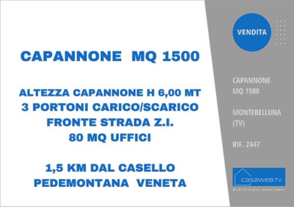 capannone in vendita a Montebelluna