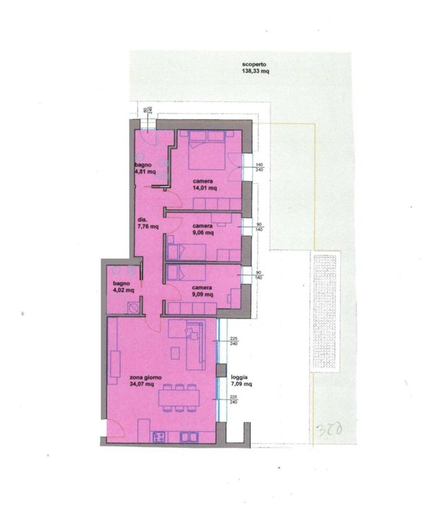appartamento in vendita a Montebelluna in zona Biadene