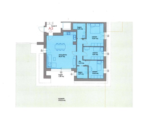 appartamento in vendita a Montebelluna in zona Biadene