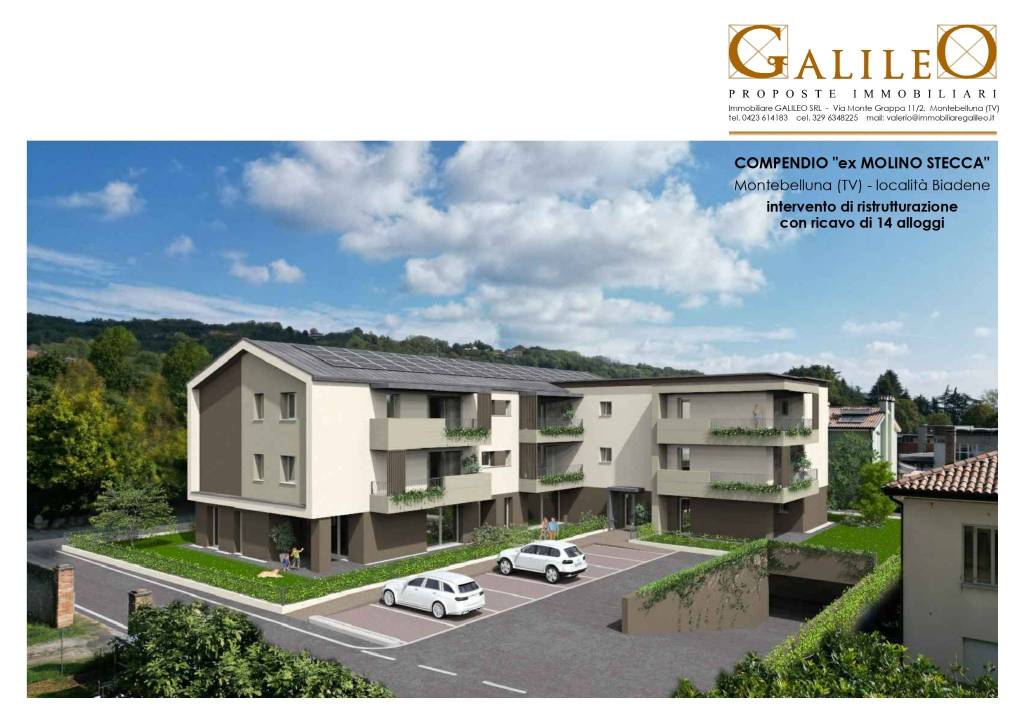appartamento in vendita a Montebelluna in zona Biadene