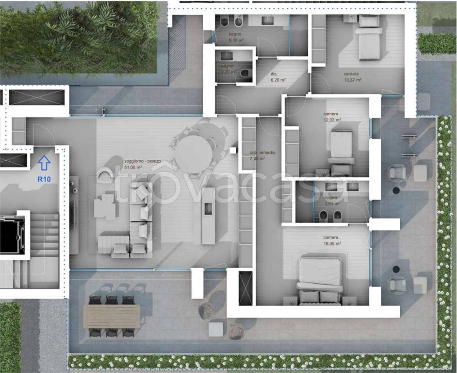 appartamento in vendita a Montebelluna