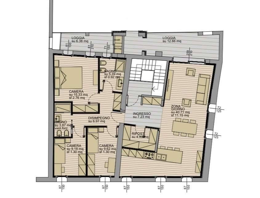 appartamento in vendita ad Oderzo