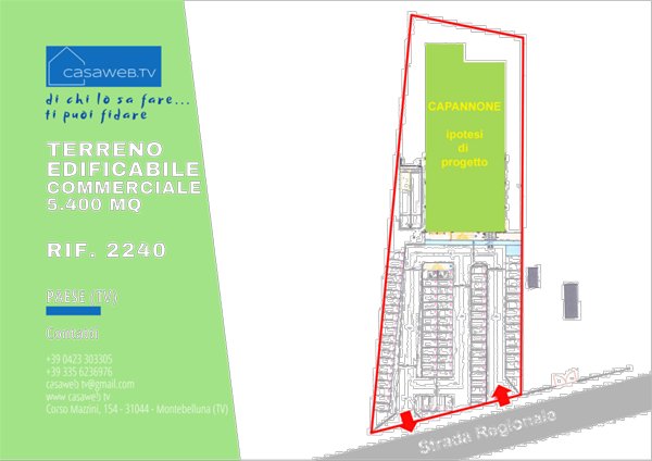 terreno edificabile in vendita a Paese in zona Padernello