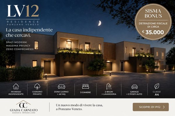 appartamento in vendita a Ponzano Veneto in zona Paderno