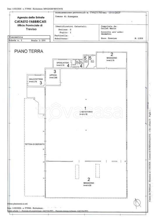locale commerciale in vendita a Susegana
