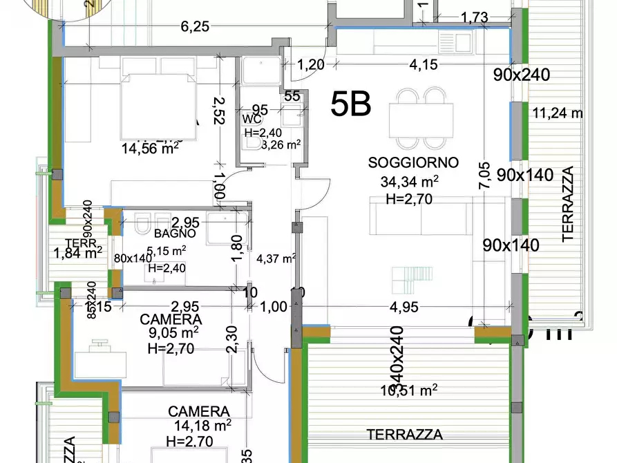 appartamento in vendita a Treviso in zona Santa Bona