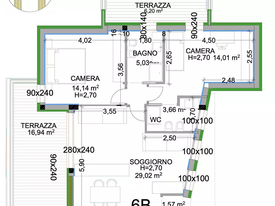 appartamento in vendita a Treviso in zona Santa Bona