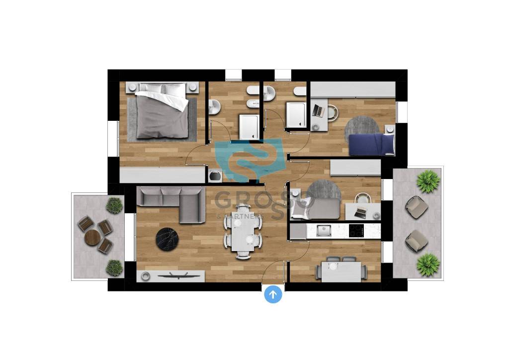 appartamento in vendita a Treviso in zona Santa Bona