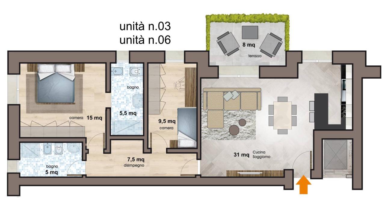 appartamento in vendita a Treviso in zona Santa Bona