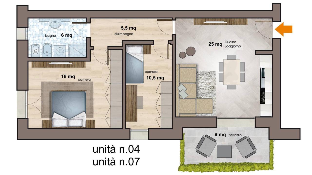 appartamento in vendita a Treviso in zona Santa Bona