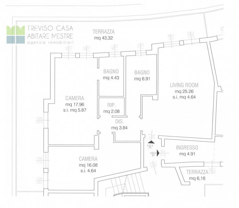 appartamento in vendita a Treviso in zona Centro Storico